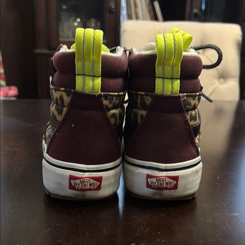 Vans Custom Made Leopard High-Top Sneakers women’s 6.5, men’s 5.0 - Picture 5 of 9